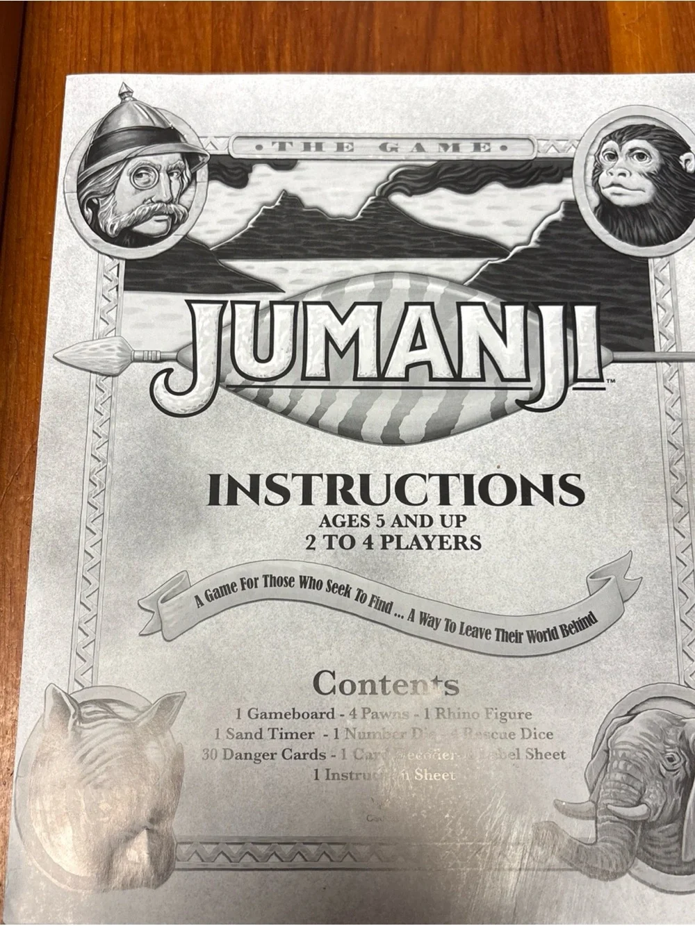 Jumanji Board Game - Orange Adventure Edition